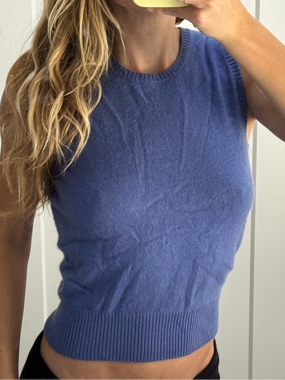 J. Crew Periwinkle Sleeveless Knit Tank